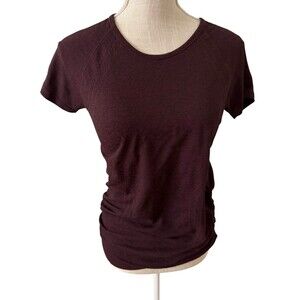Athleta Women's Short Sleeve Tee - Dark Purple